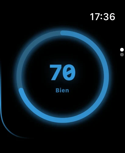 AlcoScore en el Apple Watch