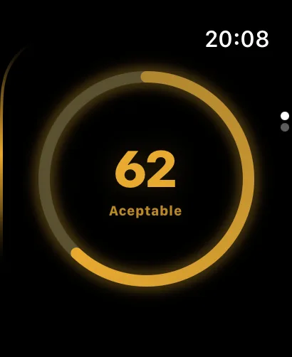 AlcoScore en el Apple Watch