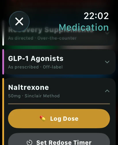 Medication tracking on Apple Watch