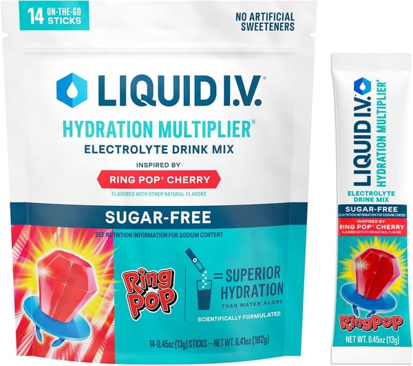 Liquid IV Hydration Multiplier electrolyte drink mix sticks