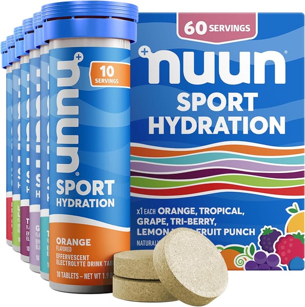 Nuun Sport electrolyte tablets tube
